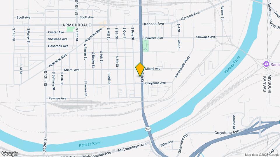 926 S Coy St Map and Location Details