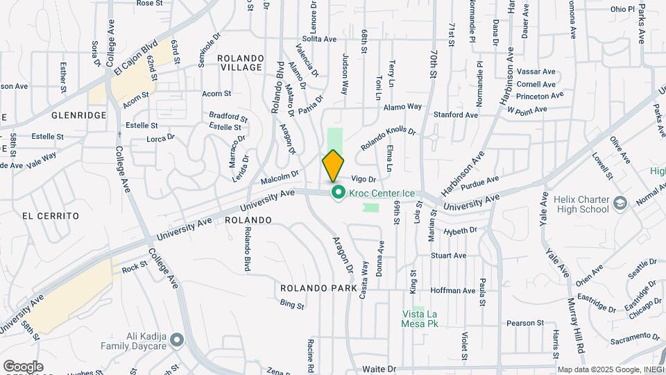 6654 University Ave Mapa y Detalles de la Ubicación