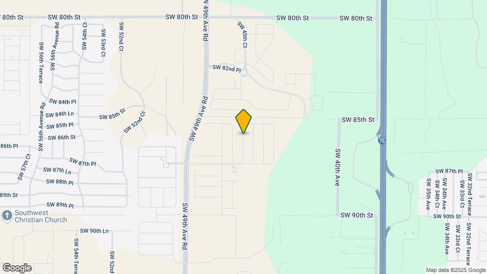 8645 SW 45th Ct Map and Location Details
