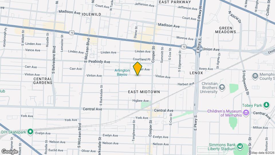 2069 Vinton Ave Map and Location Details