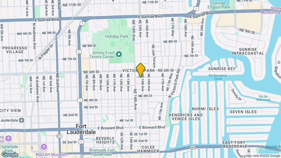 1416 NE 5th Ct Map and Location Details