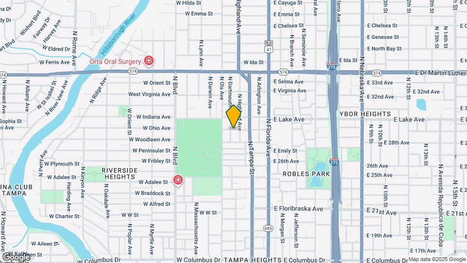 3511 N Dartmouth Ave Map and Location Details