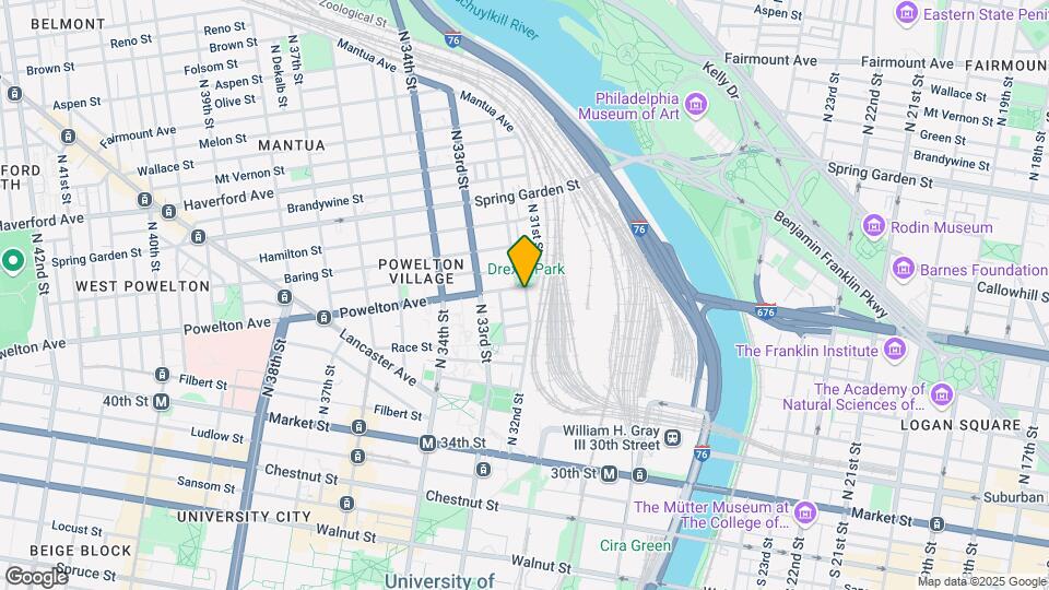 3200 Powelton Ave Map and Location Details