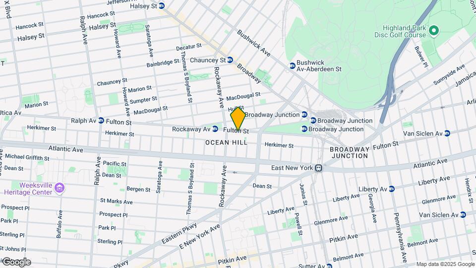 2172 Fulton St Map and Location Details