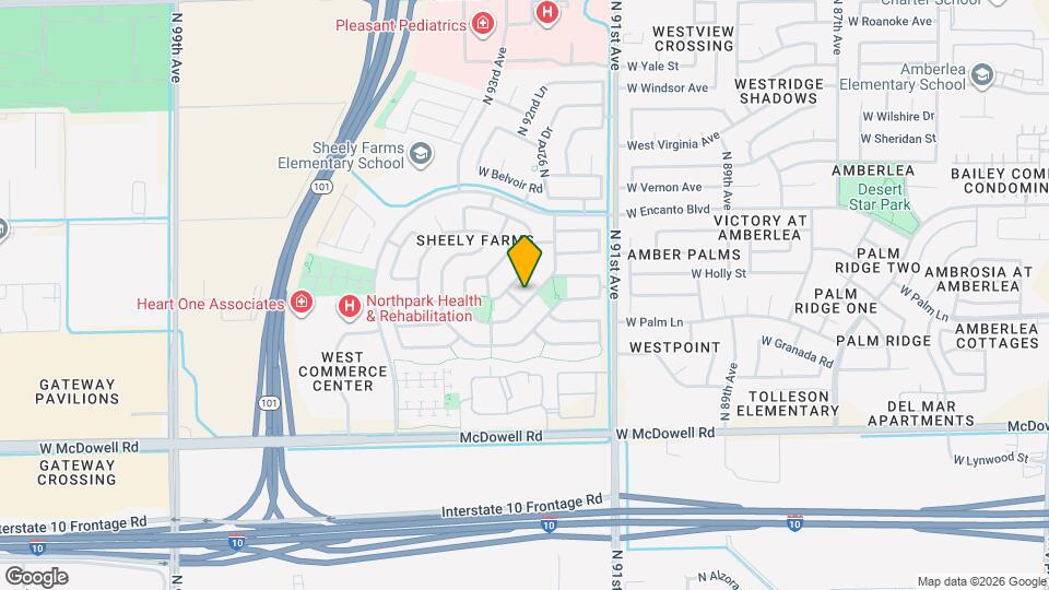 9234 W Milkweed Loop Map and Location Details