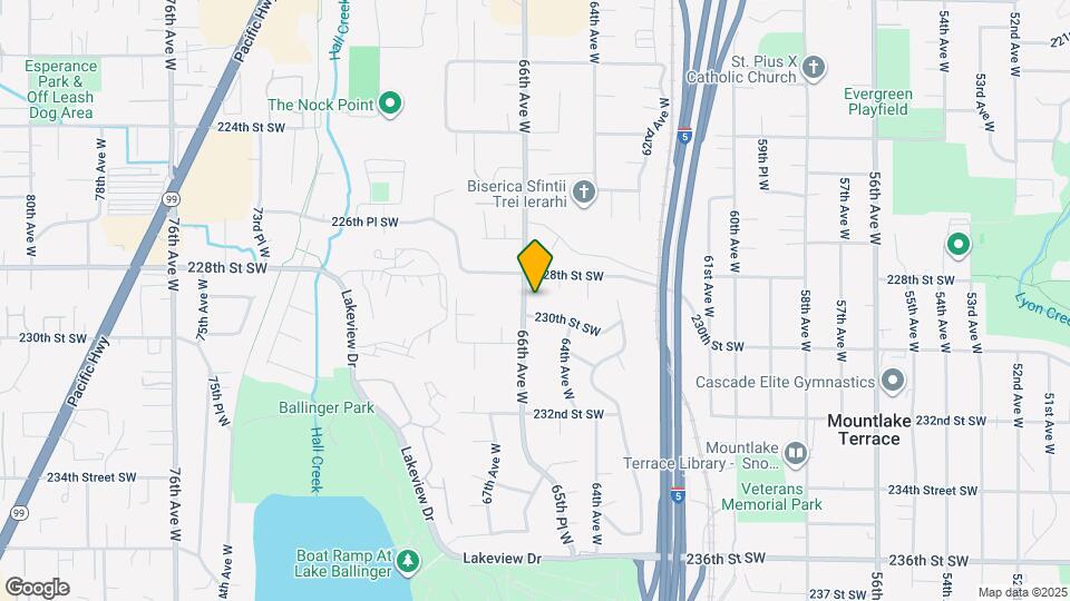 22805 66th Ave W Mapa y Detalles de la Ubicación