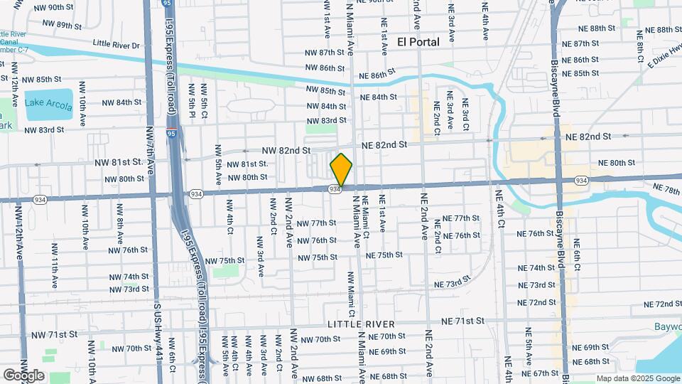 50 NW 79th St Map and Location Details