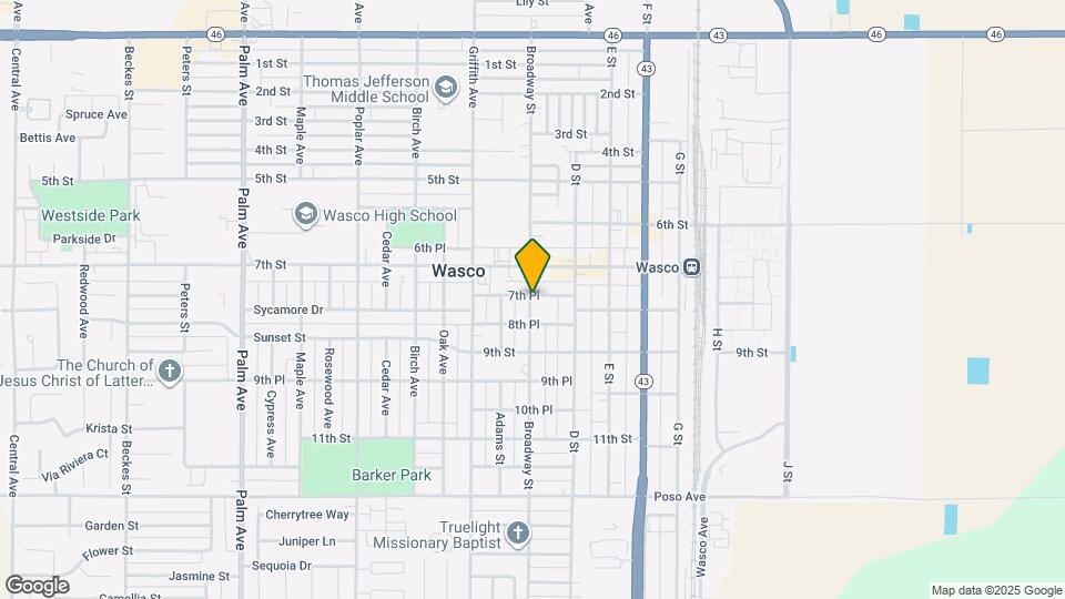 740 Broadway St Map and Location Details
