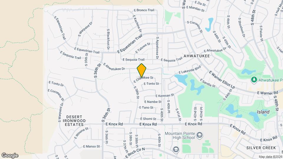 3839 E Cherokee St Map and Location Details