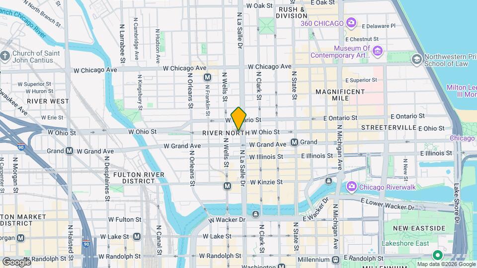 149 W Ohio St Map and Location Details