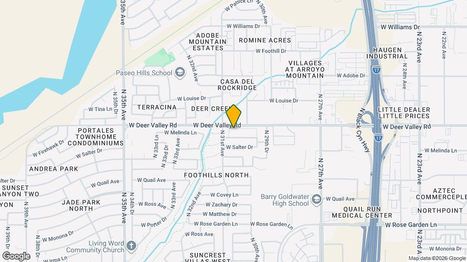 3057 W Cat Balue Dr Map and Location Details