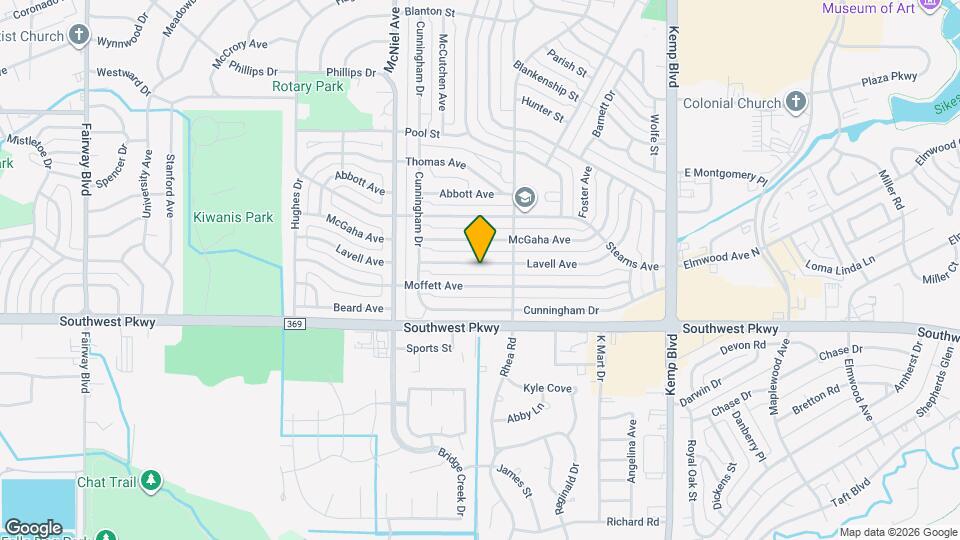 3013 Lavell Ave Map and Location Details