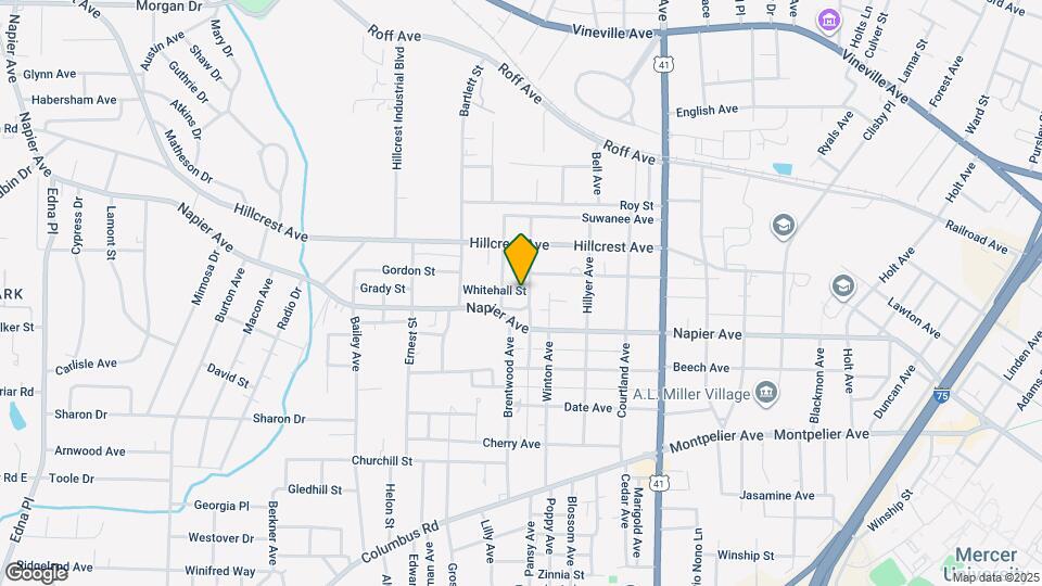 1045 Crescent Ave Map and Location Details