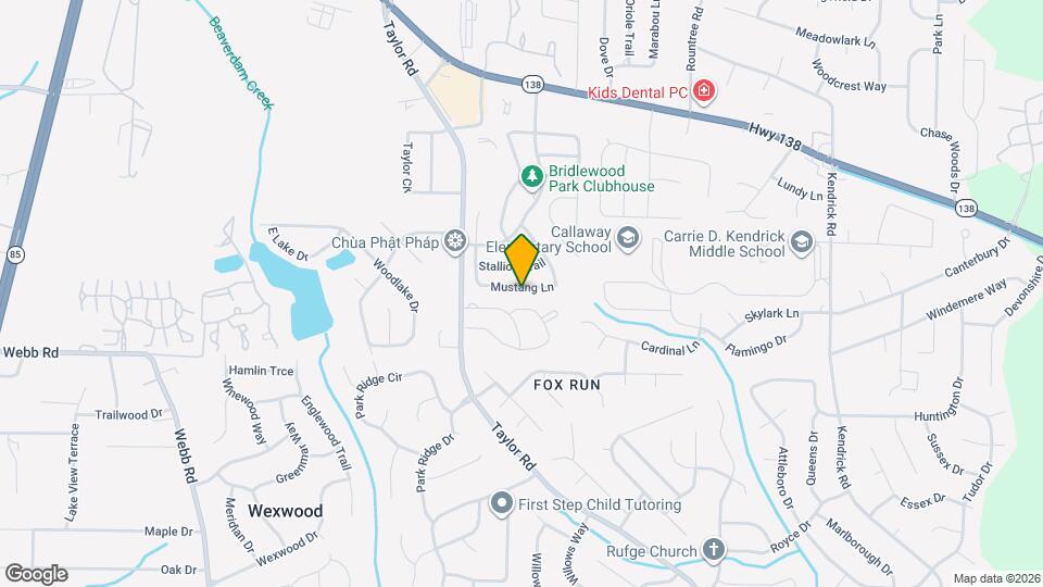 8062 Mustang Ln Map and Location Details