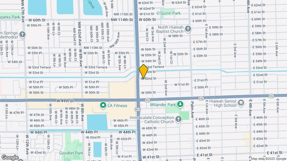 360 W 52nd St Map and Location Details