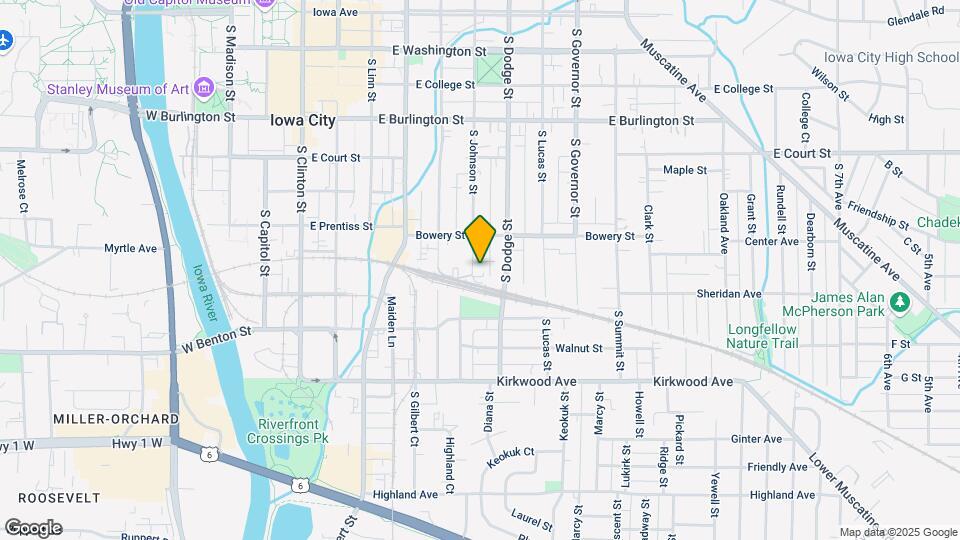 634 S Johnson St Map and Location Details