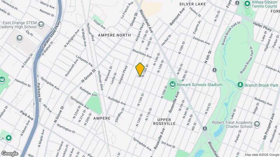 147 N 15th St, Unit 1 Map and Location Details