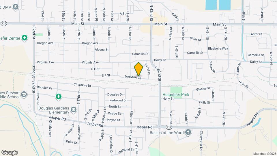 4121 Forsythia St Map and Location Details