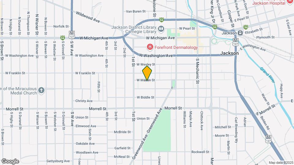 317 W Mason St Map and Location Details