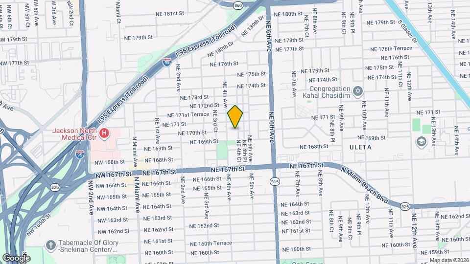 16920 NE 4th Ct Map and Location Details