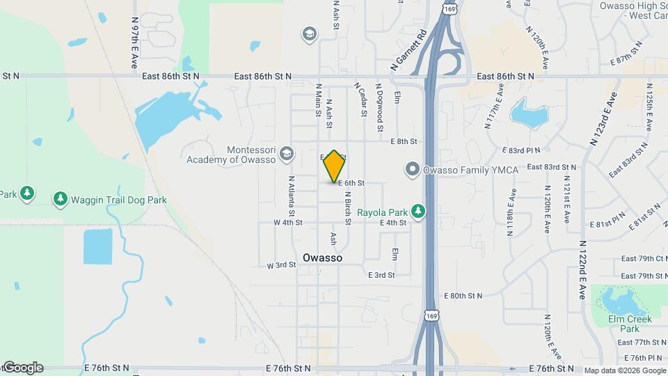 202 E 6th St Map and Location Details