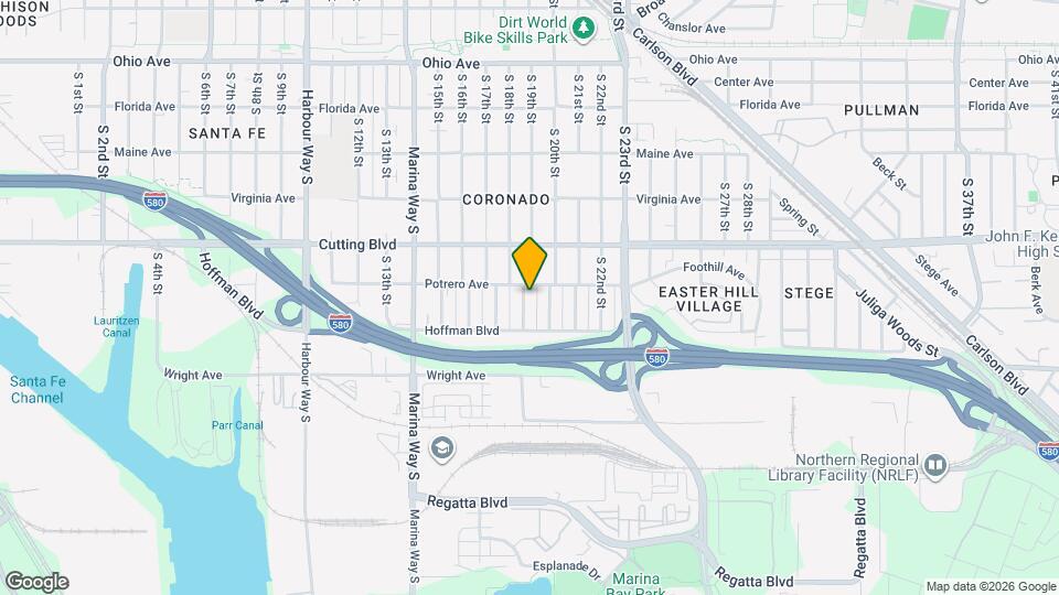 618 S 19th St Map and Location Details