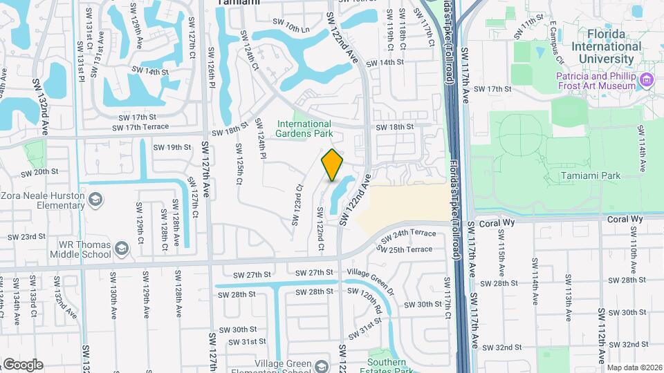 2211 SW 122nd Ct Map and Location Details