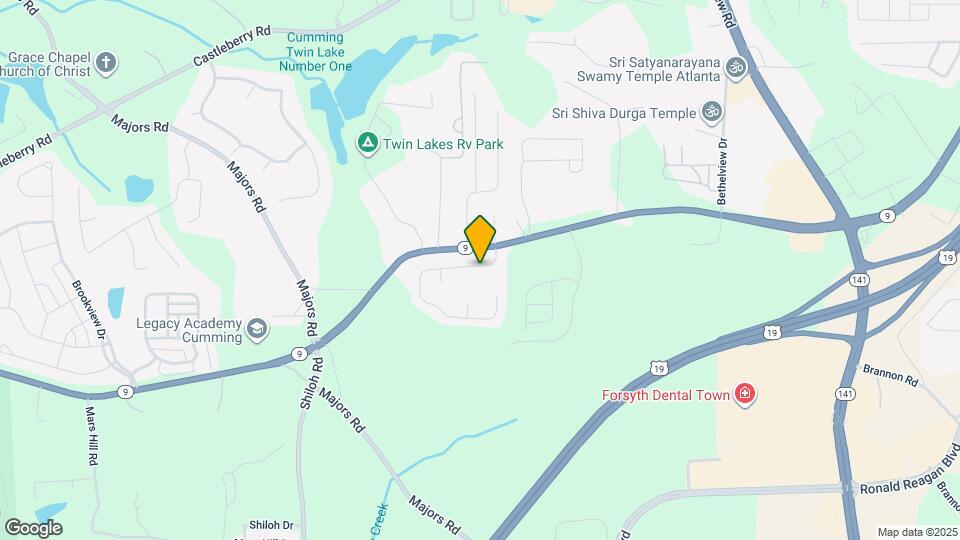 2871 Cross Creek Dr Map and Location Details