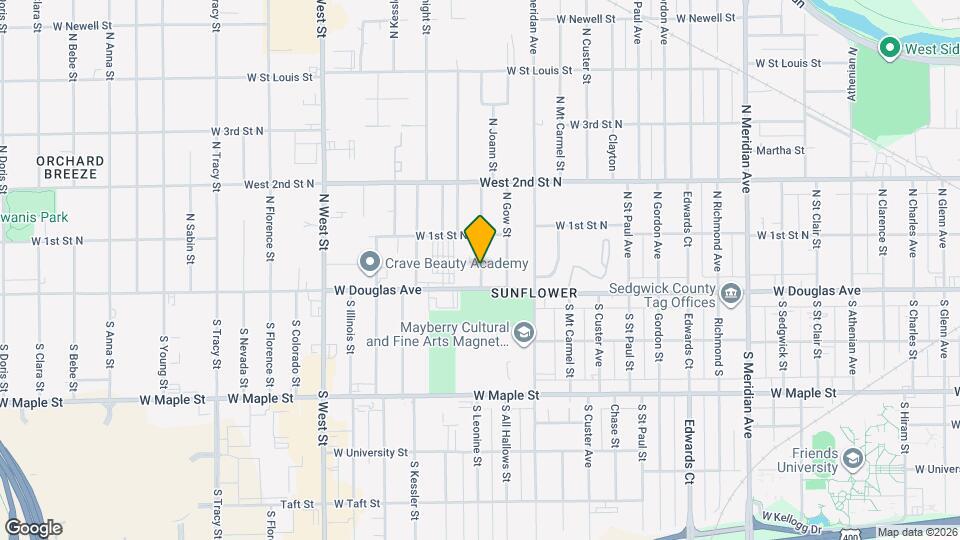 137 N Joann St Map and Location Details