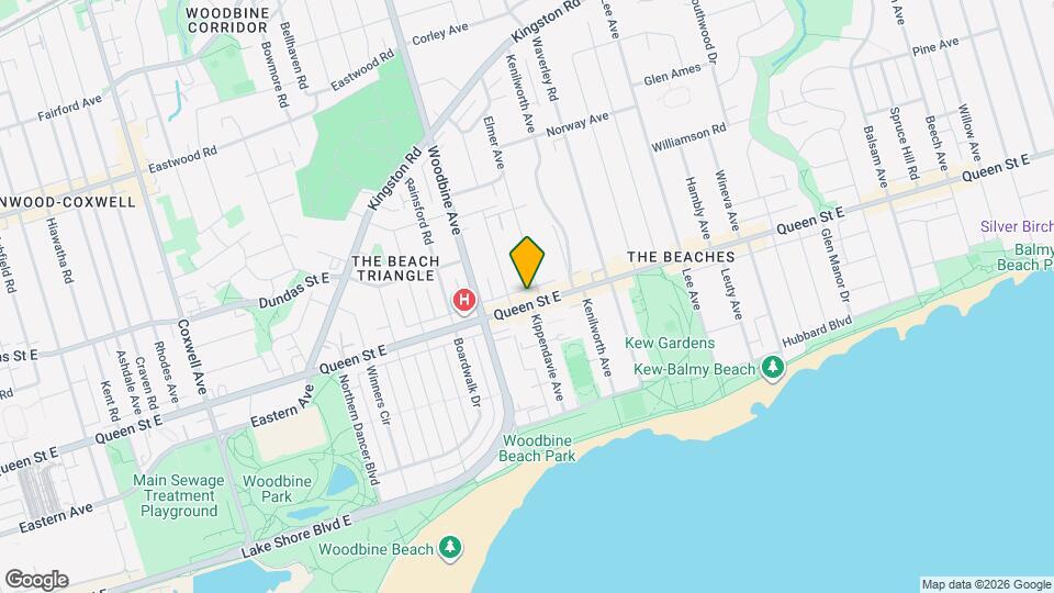 1918 A Queen St E Map and Location Details