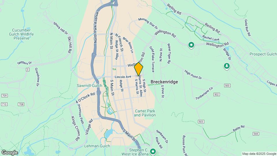 100 S Harris St Map and Location Details