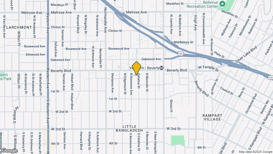 237 N Catalina St Map and Location Details