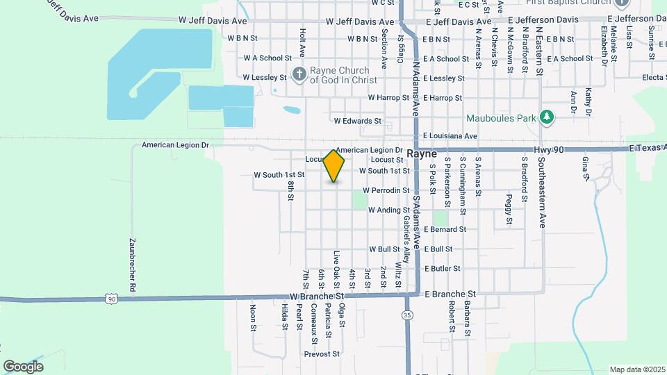 314 Live Oak St Mapa y Detalles de la Ubicación