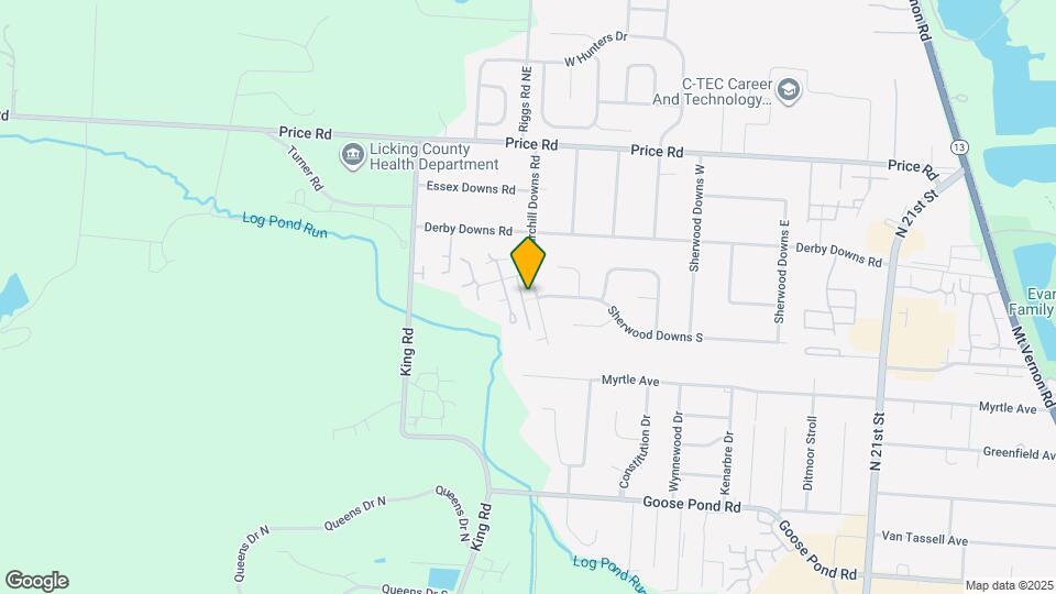 1643-1713 Churchill Downs Rd Map and Location Details