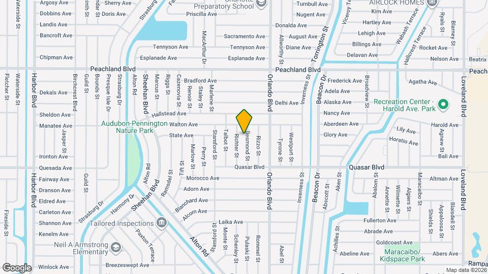 1187 Desmond St Map and Location Details