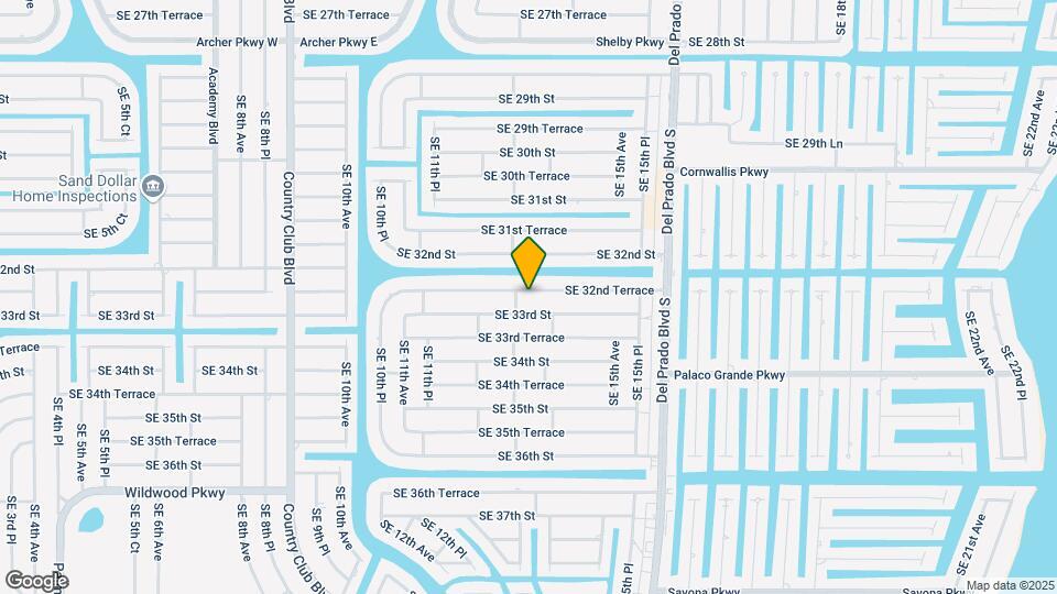 1308 SE 32nd Terrace Map and Location Details