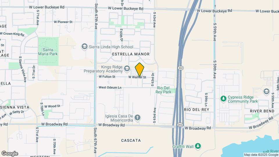 3729 S 64th Dr Mapa y Detalles de la Ubicación