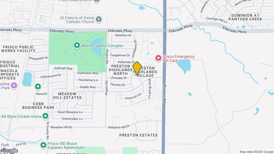 10909 Prescott Dr Map and Location Details