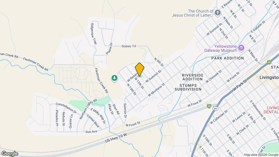 712 N 12th St Map and Location Details