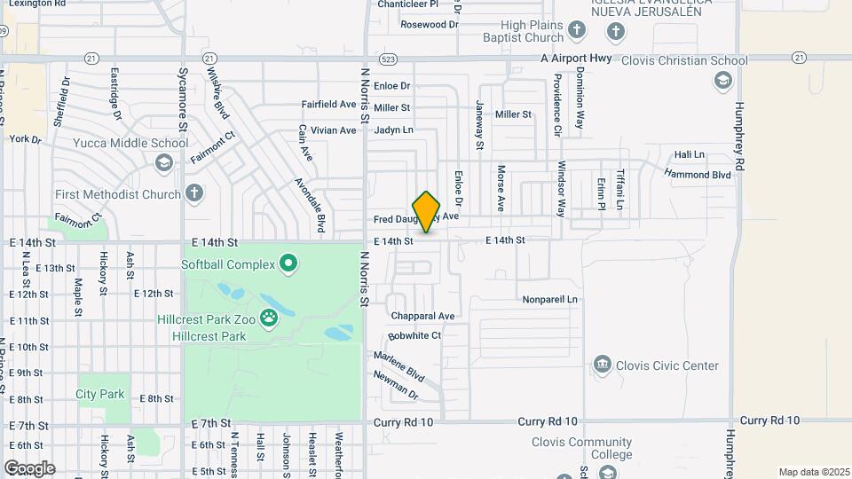 2624 E 14th St Map and Location Details