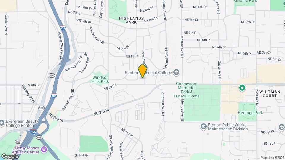 407 Index Pl NE Map and Location Details