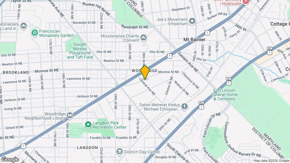 3217 Central Ave NE Mapa y Detalles de la Ubicación