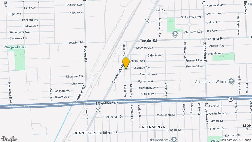 21250 Helle Ave Map and Location Details