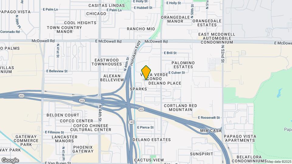 4703 E Portland St Map and Location Details
