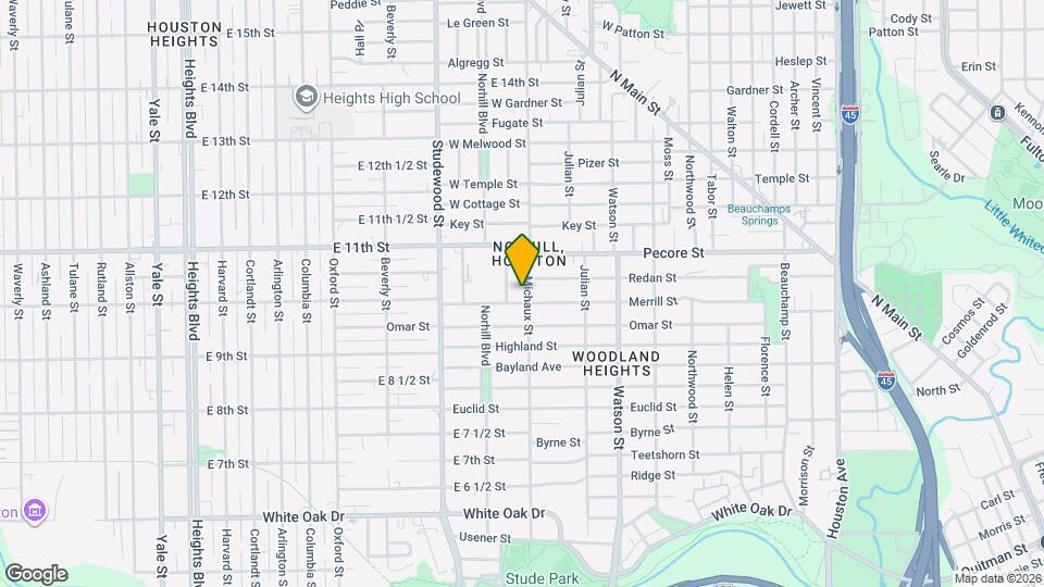 3507 Michaux St Map and Location Details