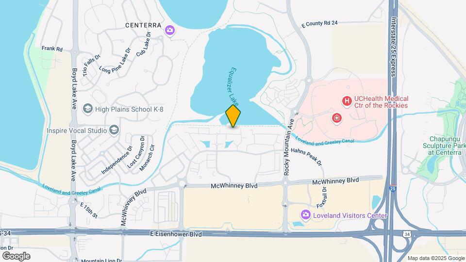 4905 Hahns Peak Dr Map and Location Details