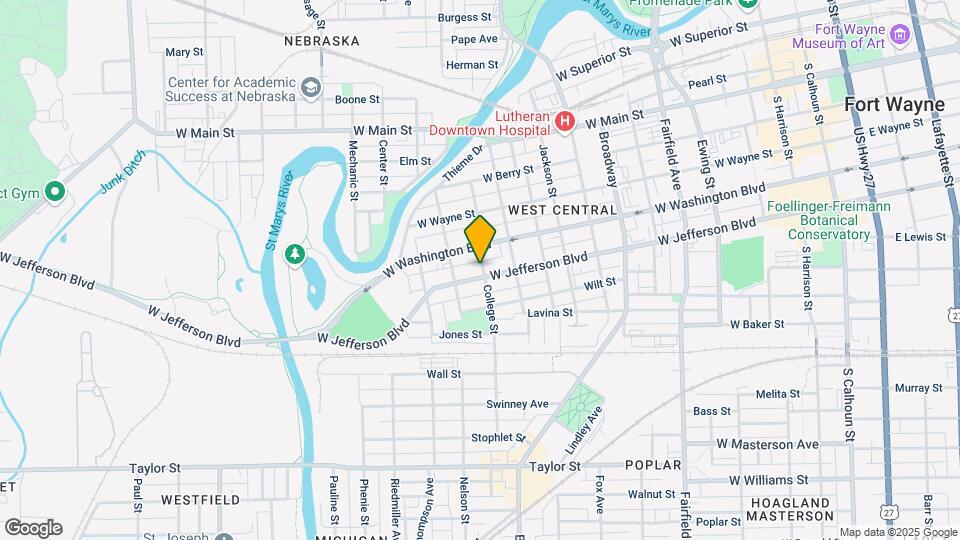 1032 College St Map and Location Details