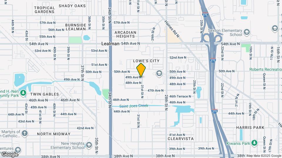 4894 31st St N Map and Location Details
