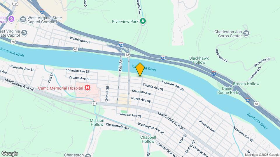 3615 Kanawha Ave SE Map and Location Details