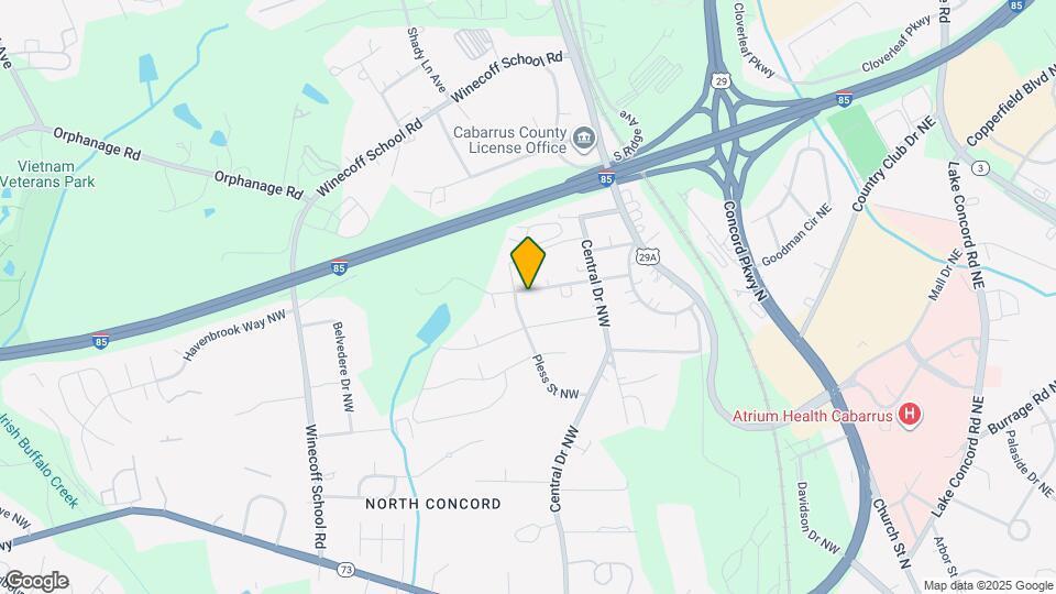 215 Parkwood Dr NW Map and Location Details